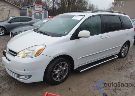 2004 Toyota Sienna Xle/Xle Limited из США, поврежденный, VIN 5TDZA22C64S151578